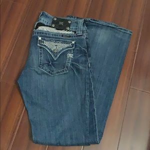 Miss Me Boot Cut Dark Wash Jeans